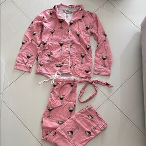 P.J. Salvage Pink Espresso Martini Print Pajama Set